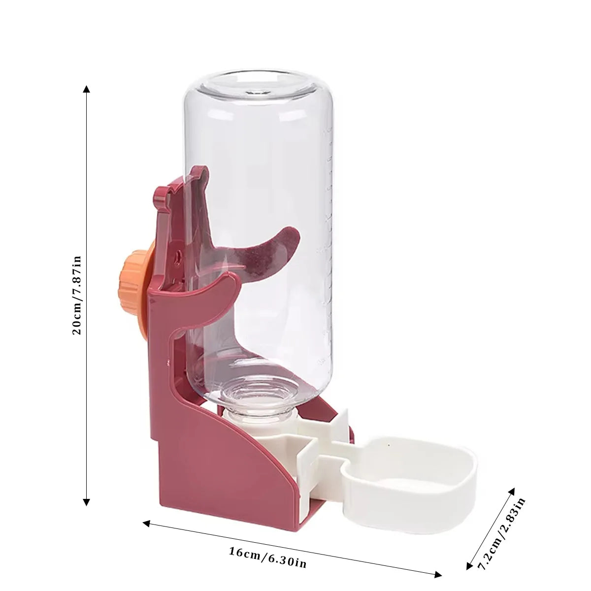 Hanging Pet Drinker Automatic Water Dispenser For Small Animal Pet Adjustment Pet Water Bottle For Parrots Birds Rabbits Cat Dog