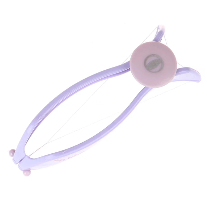 Women Hair Removal Epilator Mini Facial Hair Remover Spring Threading Face Defeatherer for Cheeks Eyebrow DIY Makeup Beauty Tool