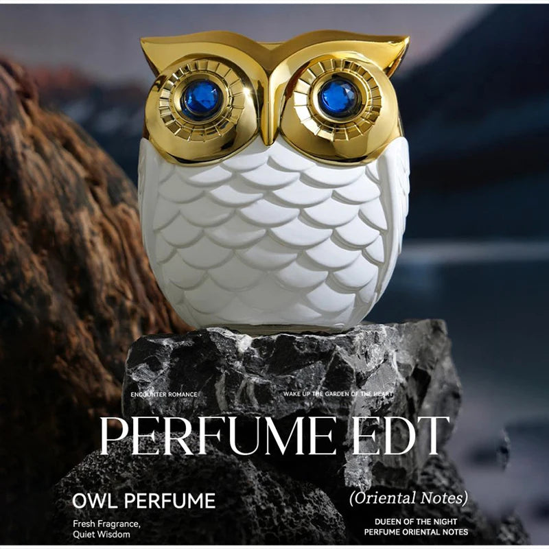 Perfume Spray,Coffee Vanilla Floral Fruity Women Scent,Owl Queen Citrus/Peony/ Jasmine/Musk/Sandalwood/Patchouli Fragrance Mist