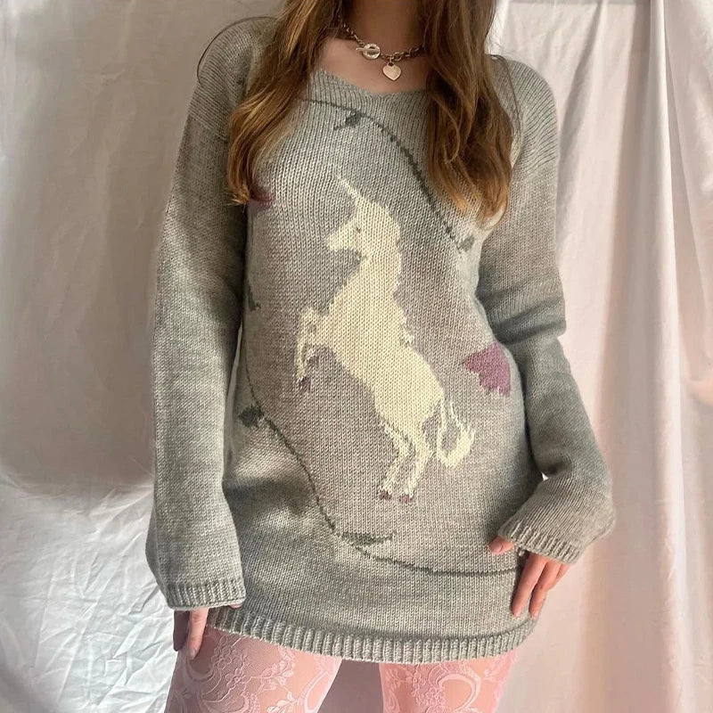 Harajuku Women's Cardigan Solid Color Fashionable Emotional Girl Chic Casual Everyday High Street Gothic Y2K Basic Commuting Top