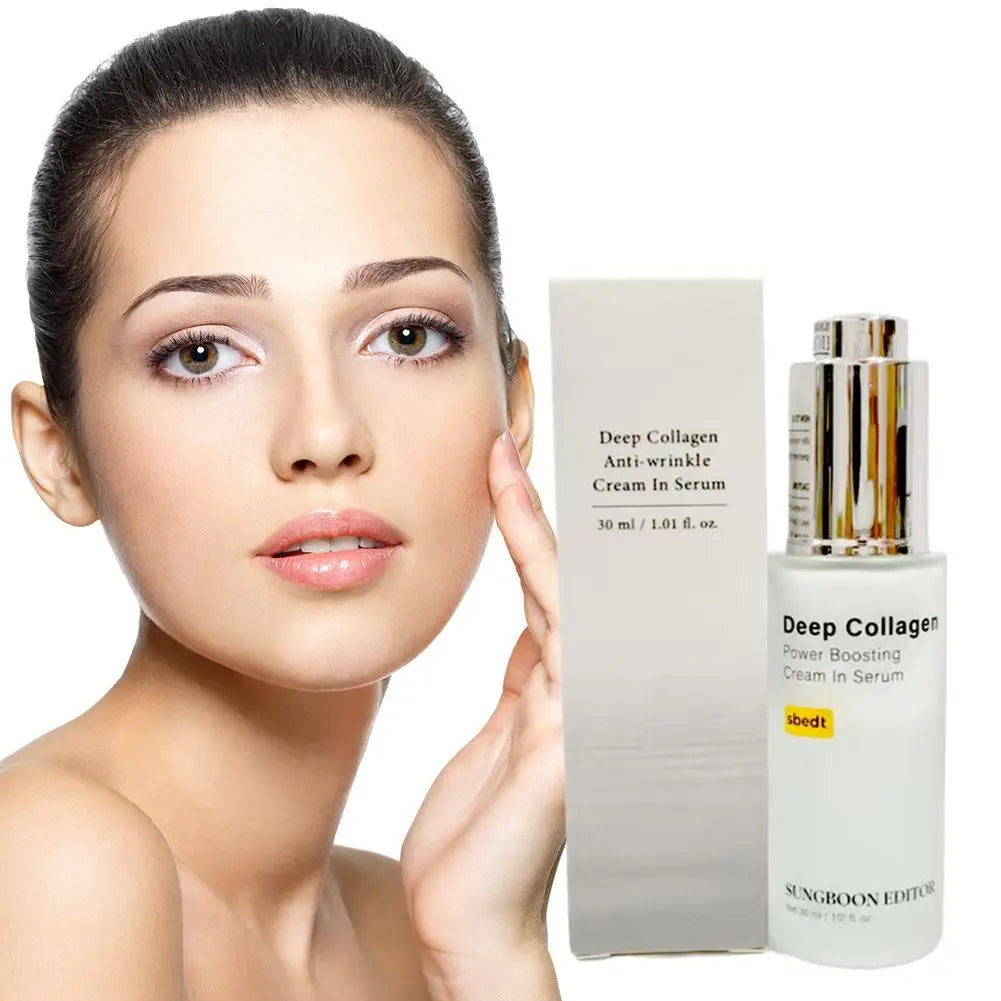 Korean Sbect Skin Care Set Deep Collagen PDRN Ampoule Copper Peptides Vitamin Serum Hydrating Moisturizing Fine Lines Skin Care