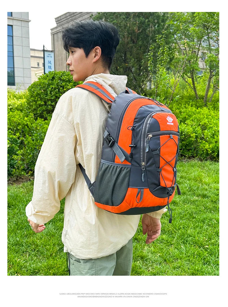 30L Lightweight Hiking Backpacks Waterproof Travel Shoulder Bags Outdoor Camping Cycling Fishing Climbing Backpack for Women Men