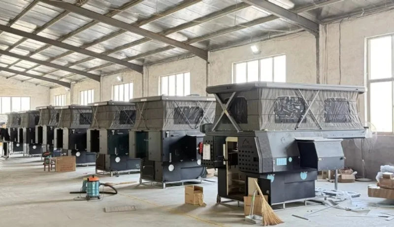 Truck Camping Cabin, Fully Equipped Pop-up Camping Cabin with Shower, Kitchen, Bed, and Storage, Suitable for Outings and Travel