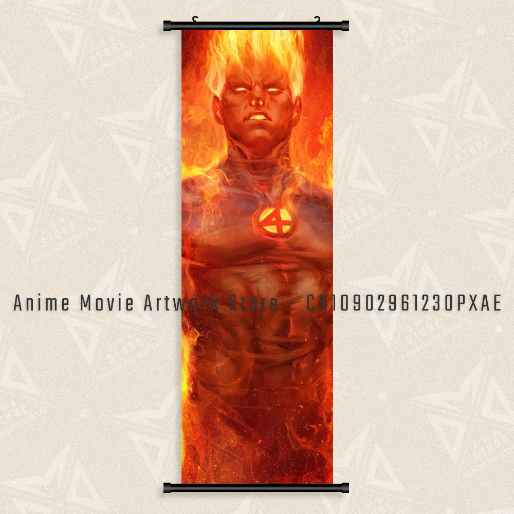 Marvel X-Men Phoenix Character Home Decor Anime Superhero Wall Art Hanging Painting Canvas Print Scrolls Picture Movie Poster