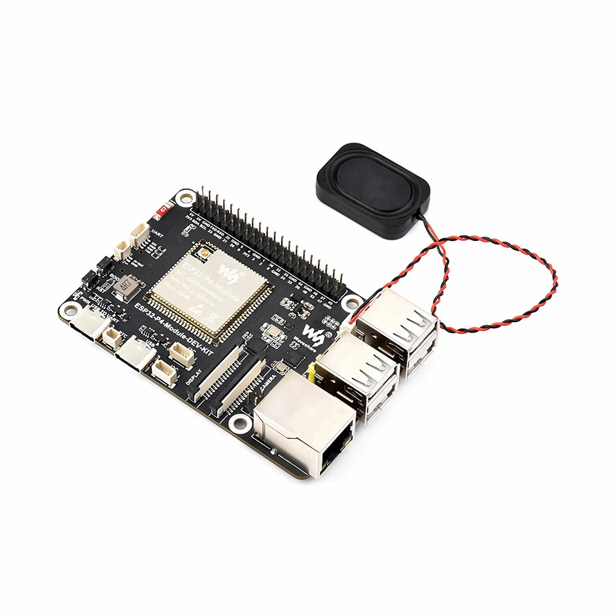 ESP32-P4-Module-DEV-KIT ESP32-P4 Development Board with ESP32-C6 WiFi 6 Bluetooth 5 BLE MIPI CSI DSI RJ45 USB PoE Port Speaker