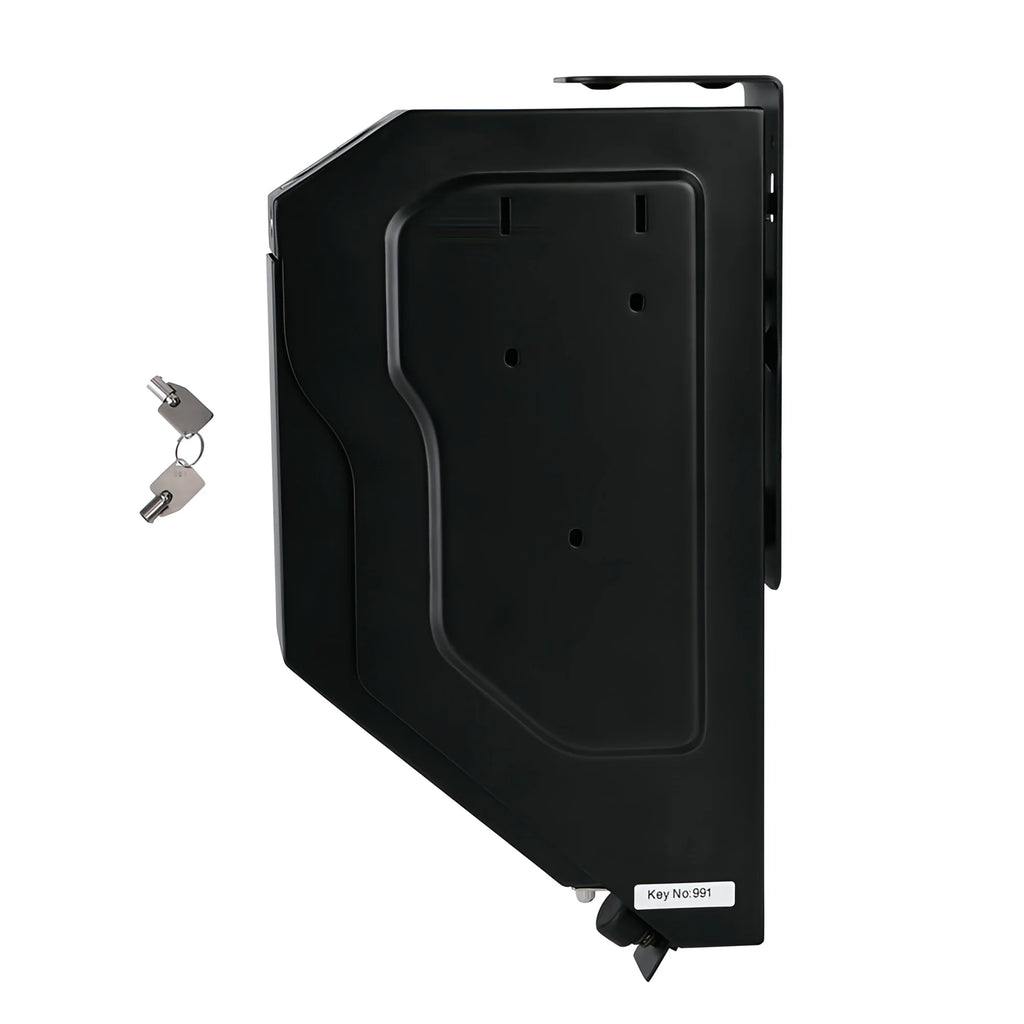 Gun Safes Pistol Box Biometric Fingerprint/Password Steel Gun Box Unlock Anti-Burglary with Keys Strongbox For Desk Cabinet