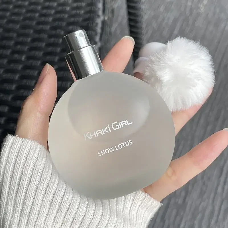 High-end Unisex Snow Lotus Perfume, Fresh Floral Woody Oriental Citrus Amber Scent, Long Lasting Natural Elegant Gift for Her