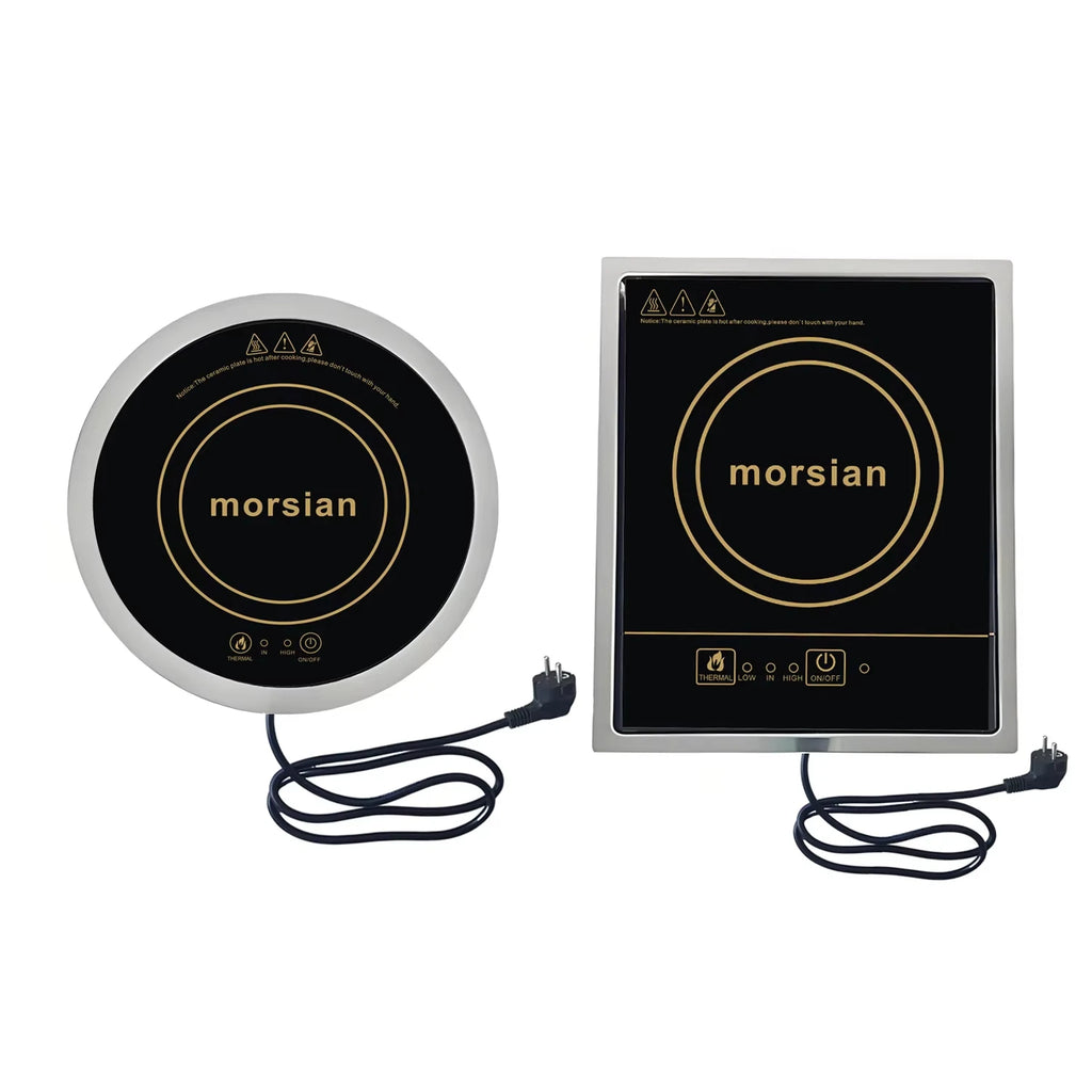 Induction Cooktop 800W/1200W 220V RV Built-in Cooker with Universal Frame for Portable Outdoor Camping Camper Van & Yacht