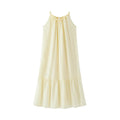 Semir Women Dress Bowknot Textured Halter Neck Vacation A Line Maxi 2026 Summer Romantic Fresh Elegant Soft Comfy Holiday Top