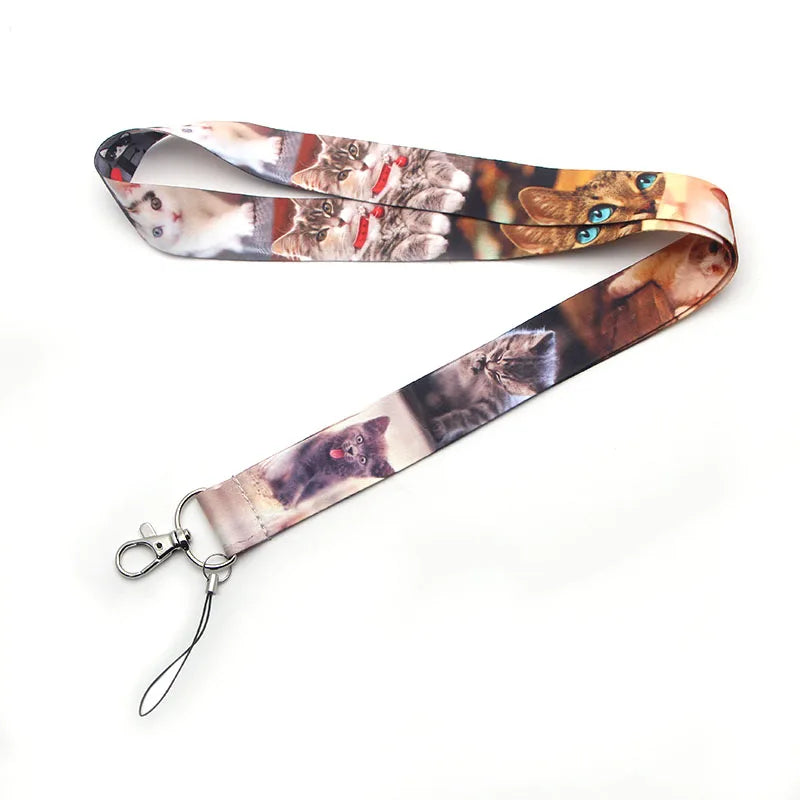 100 Designs Cute Art Lanyard for Keys Chain Badge Holder ID Credit Card Pass Hang Rope Lariat Mobile Phone Charm Accessories