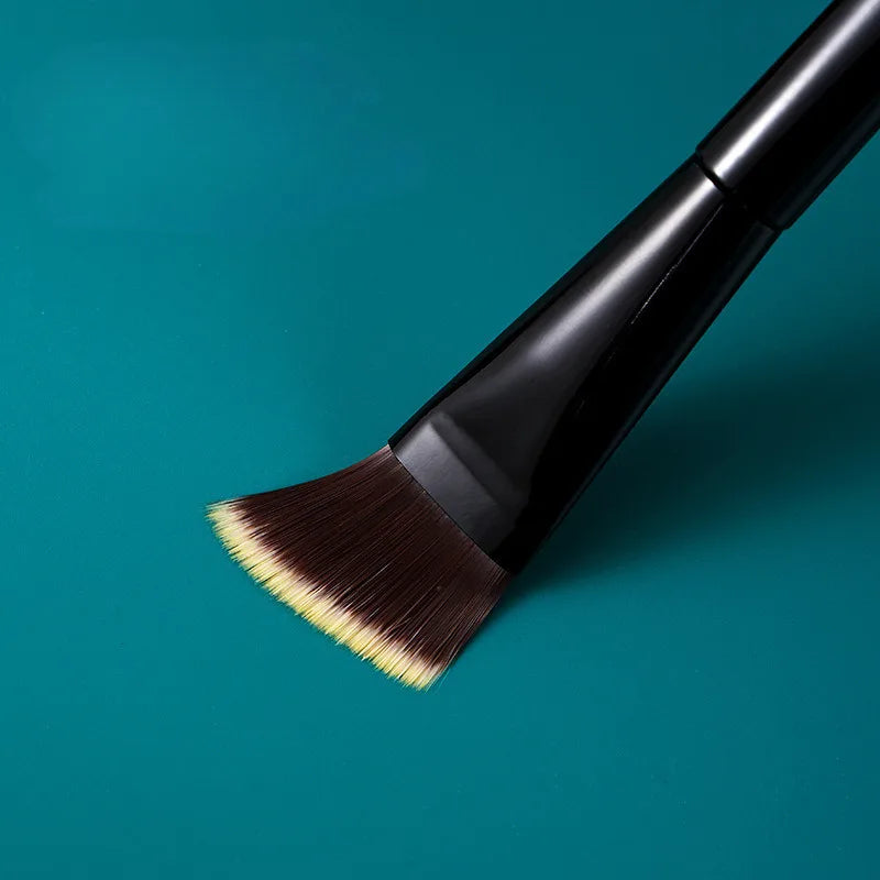 1PC Ultra-thin Flat Foundation Make-up Brush - Beveled Edge Makeup Brush for Liquid/powder Foundation Make-up, Makeup Tools
