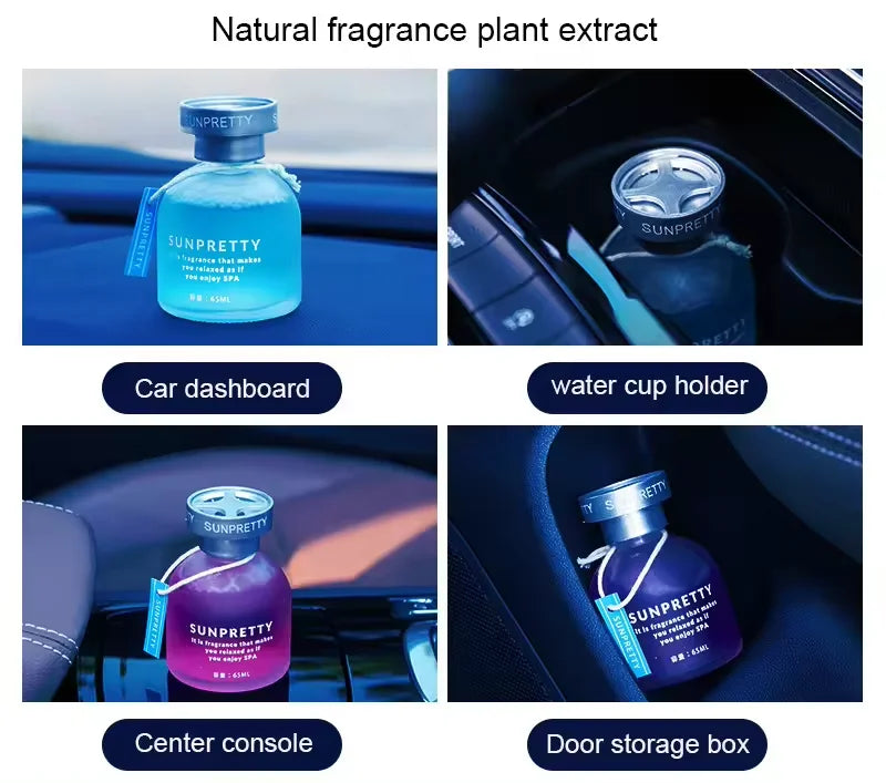 New Update Car Perfume Air Freshener Safe Liquid Decoration Car Air Freshener Essential Oil Diffuser  Durable Deodorant Gel 65ml