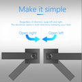 Fingerprint Door Lock Handle Smart Entry Fingerprint Electronic Door Lock Semiconductor Smart Lock Home Office w/Key