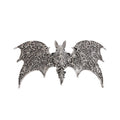 New Alloy Bat Hair Clip Vintage Bat Shape Gothic Hair Barrette Silver Hollow Pattern Viking Retro Hairpin Cosplay