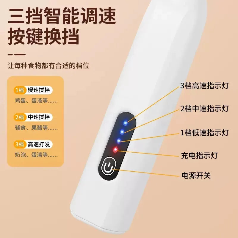 good Electric Milk Frother Handheld Egg Beater Foamer Coffee Maker Electric Blender Mixer Mini Portable Blender Kitchen Tool