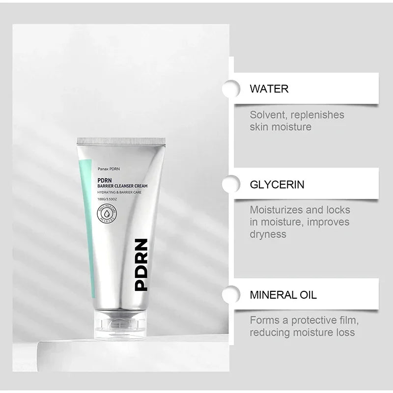 PDRN Skincare Set Ampoule Serum Cica Peptide Essence Deep Moisturizing Capsule Cream Repair Barriers Nourish The Skin Face Cream