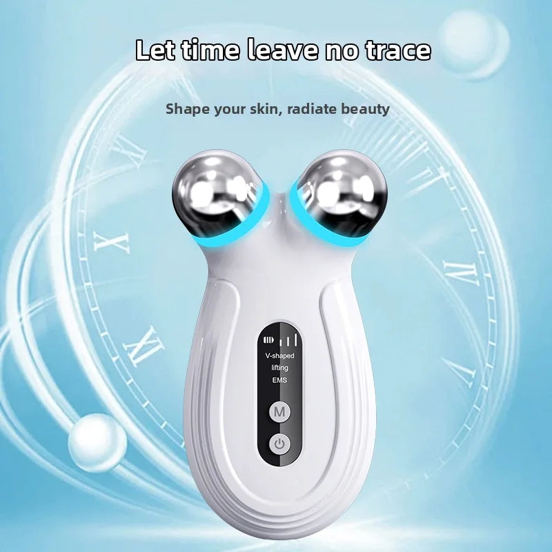 Microcurrent Facial Lifting Massager, Anti-Wrinkle Skin Tightening Beauty Device for Home Use