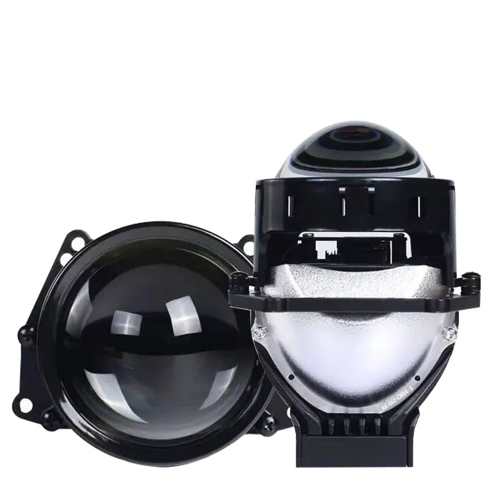 2Pcs 3.0 Inch Bi Led Projector Lenses Car Headlight 40000LM H4 H7 9005 9006 High Low Lights Universal Car Headlamp 6000K 12V