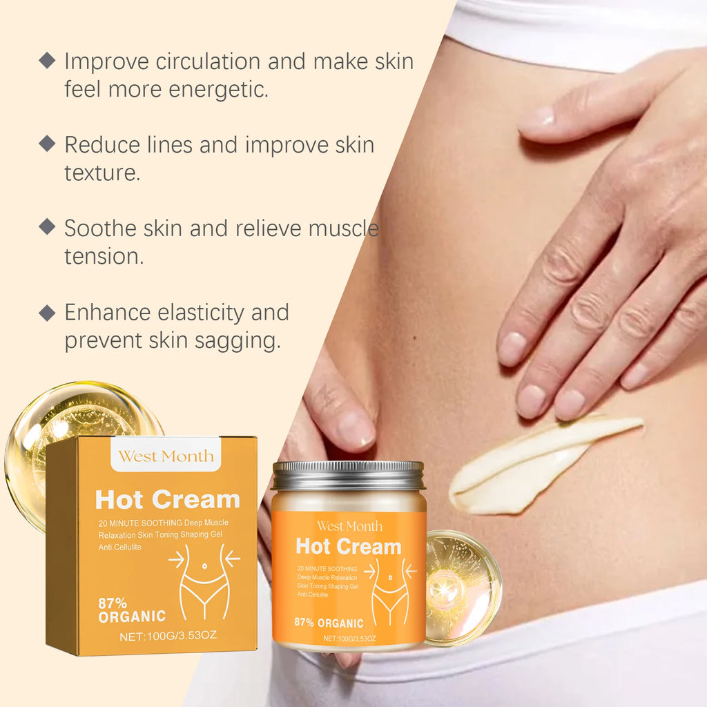 Body Sculpting Cream Massage Skin Legs Arms Waist Full Body Universal Firming Cream