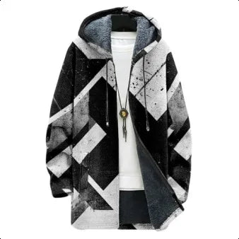 Spring Men's Trend Lapel Chenille Woolen Coat Woolen Coat