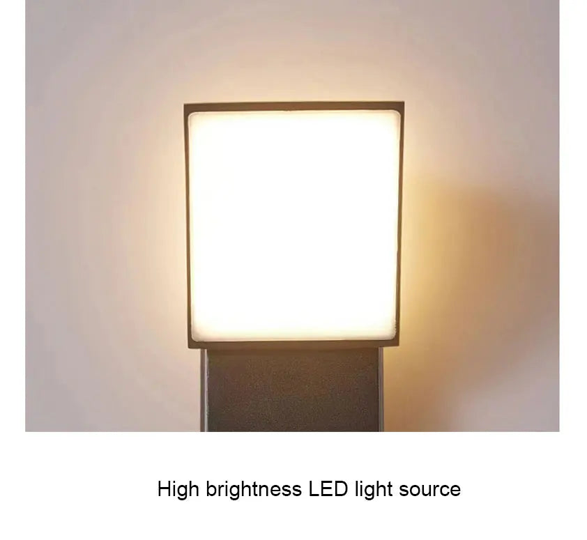 Led Bedroom Headboard Stairs Balcony Background Aisle Waterproof Rotatable Wall Light