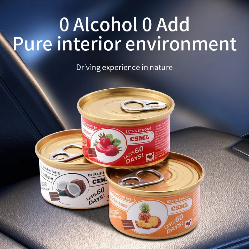 Best-selling Wooden Block Canned Car Aromatherapy Fragrance Paste Deodorizing Air Freshener High-end Solid Perfume