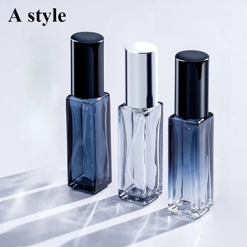 3pcs 5ml 10ml High Quality Perfume Spray Bottle Empty Glass Parfum Atomizer Travel Cosmetic Bottl Sample Vials Refillable Mini