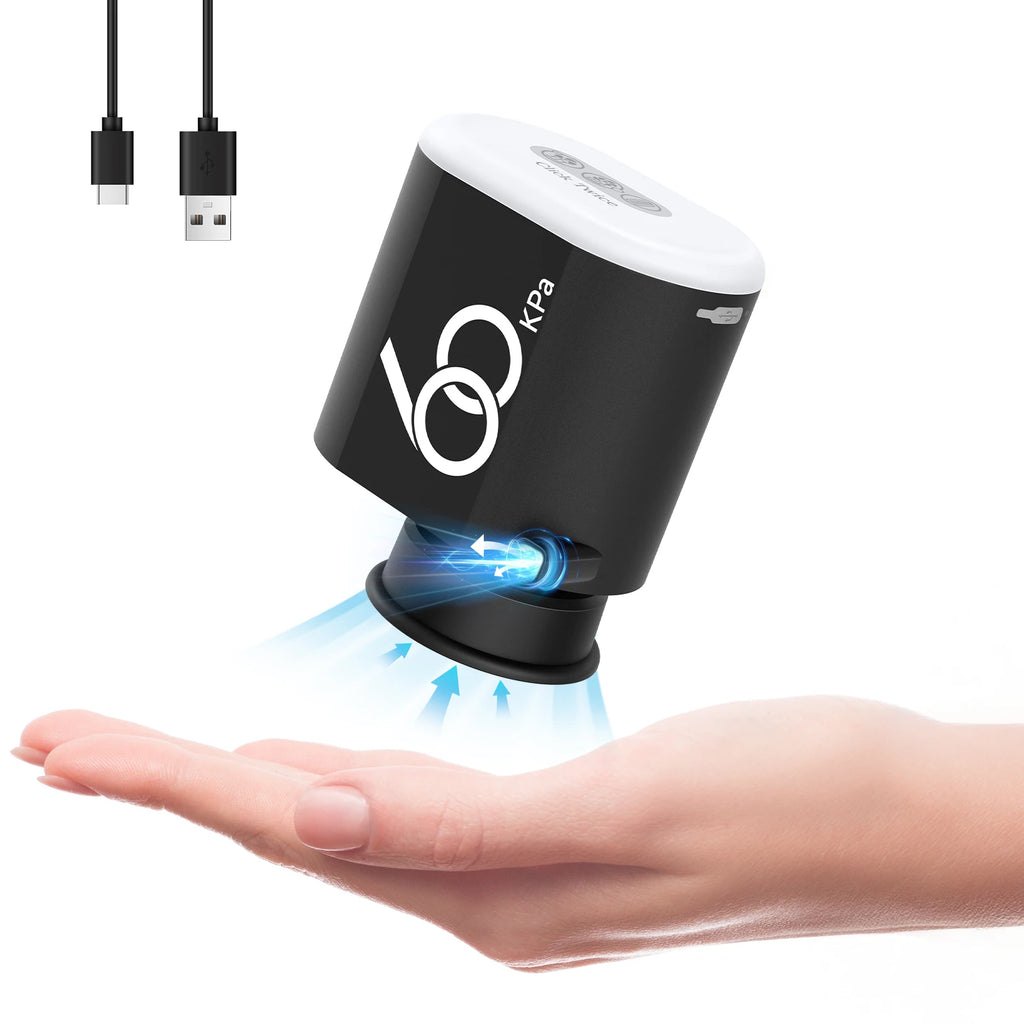 60Kpa Travel 3600mAh Cordless Electric Pump for Vacuum Storage Bags Rechargeable Air Pump Various Seal Space Saver Bag Clothing