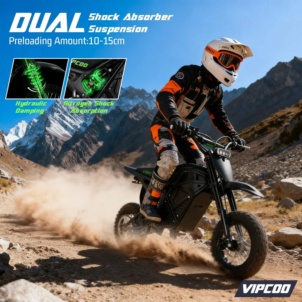 Electric Dirt Bike for Teens and Adults, 3500W Electric Motorcycle, Up to 40MPH / 45° Slope / 45 Miles Range,, Custom