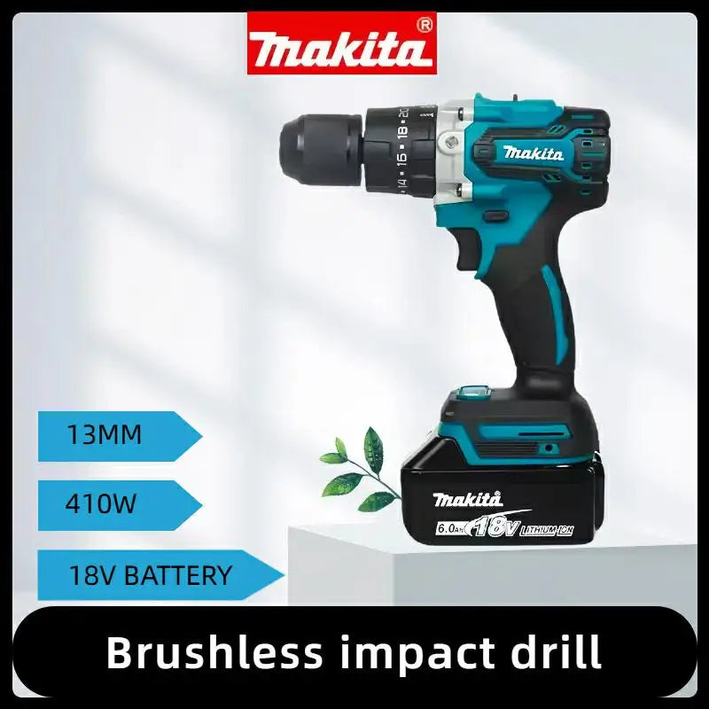 MAKITA 18V Lithium Electric Rechargeable Hand Drill  DDF487 13mm Without Battery