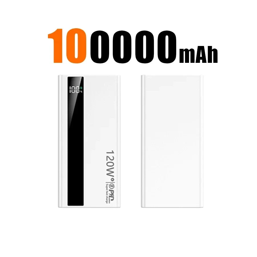 500000mAh Power Bank 120W Fast Charging Large Capacity Power Bank PD 20W Suitable For All Mobile Phones Long Endurance