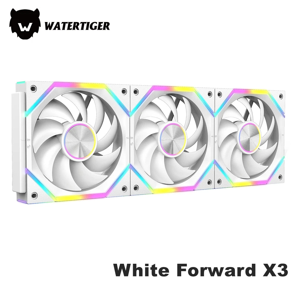 Guangchi V2 building block fan, 120mm case fan,12025 water-cooled fan, 5V ARGB light-emitting fan, convenient for combination.