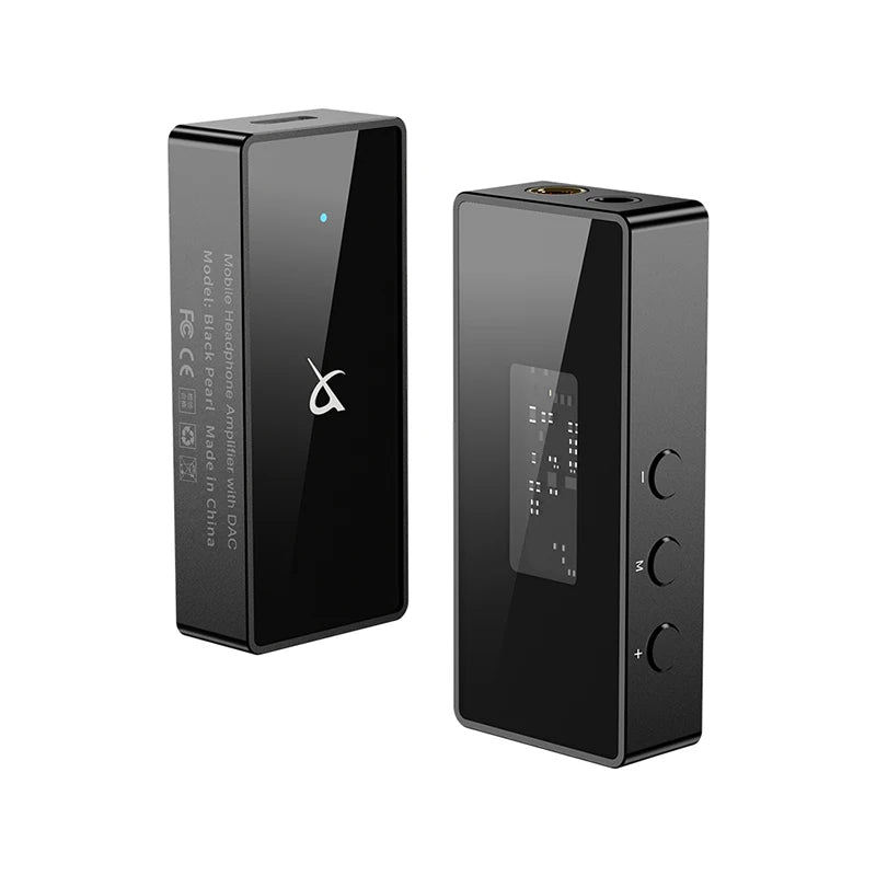 TRN Black Pearl Portable Hi-Fi Digital Audio Decoder 3.5+4.4 Output Dual CS43131 PCM 384kHz 32Bit DSD256 DAC Headphone Amplifier