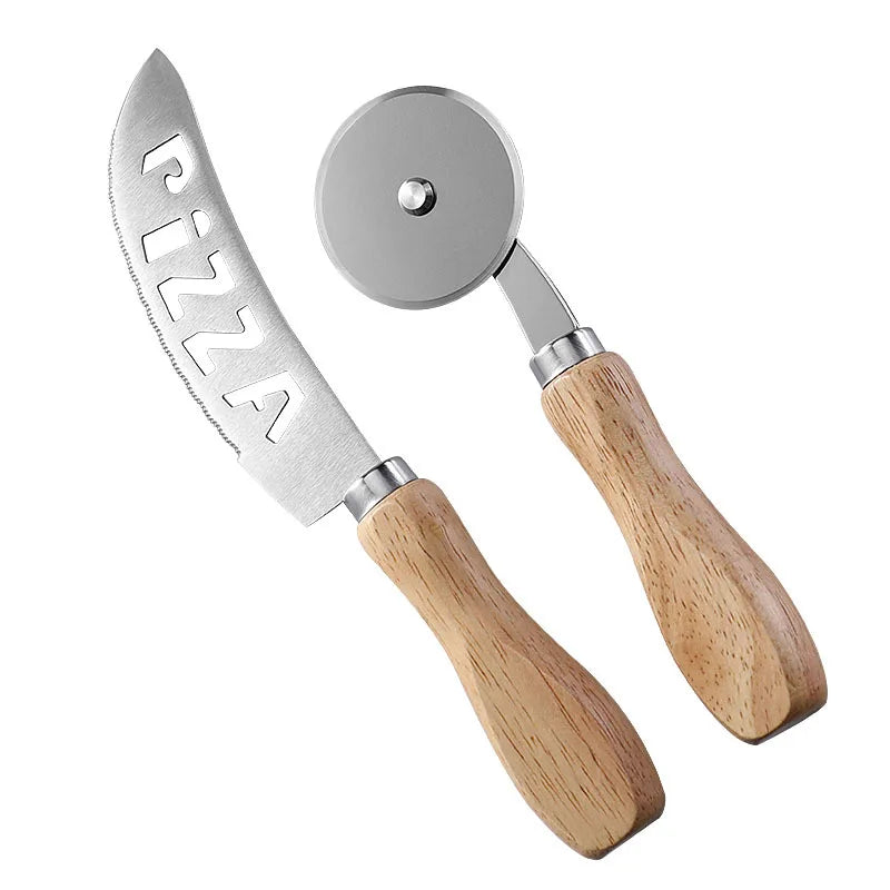 Pizza Cutter Stainless Steel Pizza Knife Pizza Slicer Kitchen Gadgets for Cheese Cake Bread Pie Waffles Bakeware Kitchen Tools