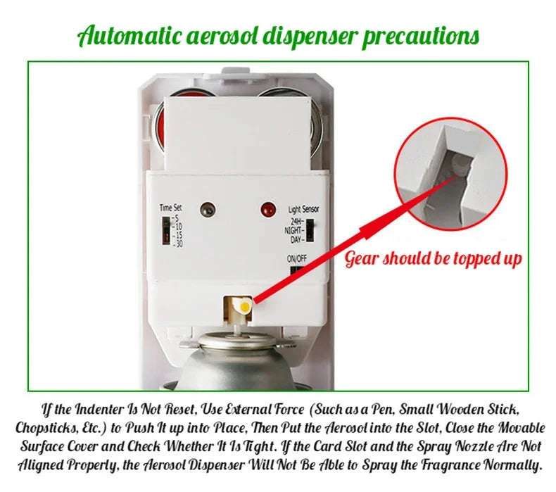 Automatic Motion Sensor Air Freshener Dispenser Wall Mounted Toilet Deodorizer Auto Spray Fragrance Machine Bathroom Home Office