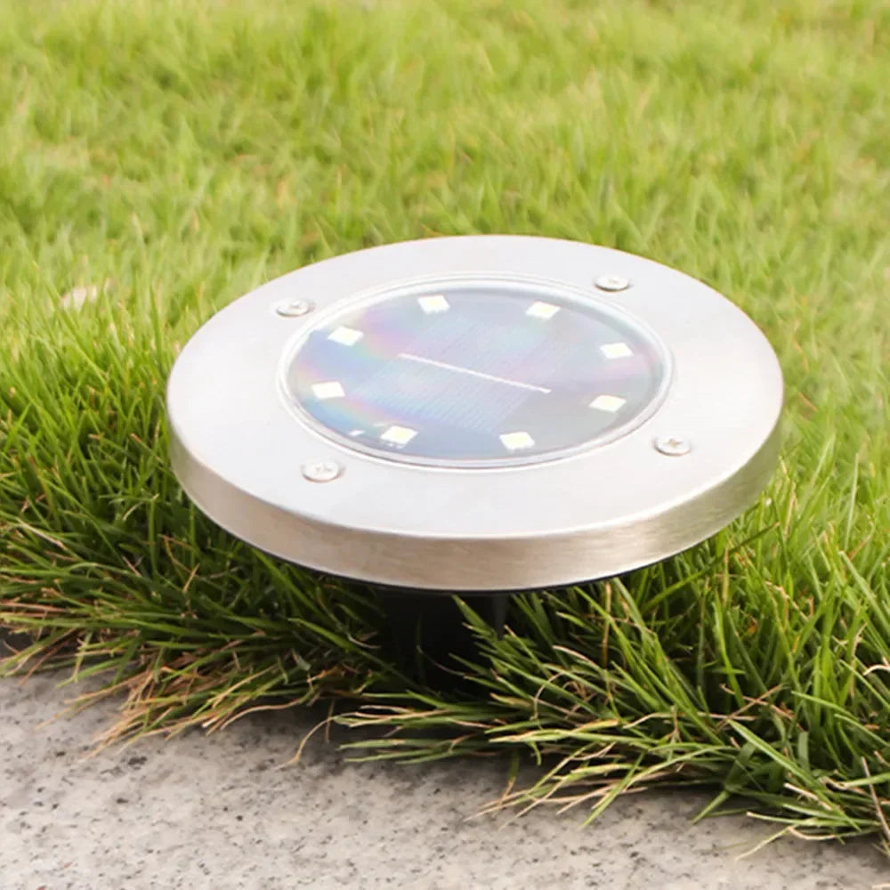 4PCS-Mini solar buried lamp, garden buried lamp, outdoor waterproof decoration, landscape atmosphere, street lamp