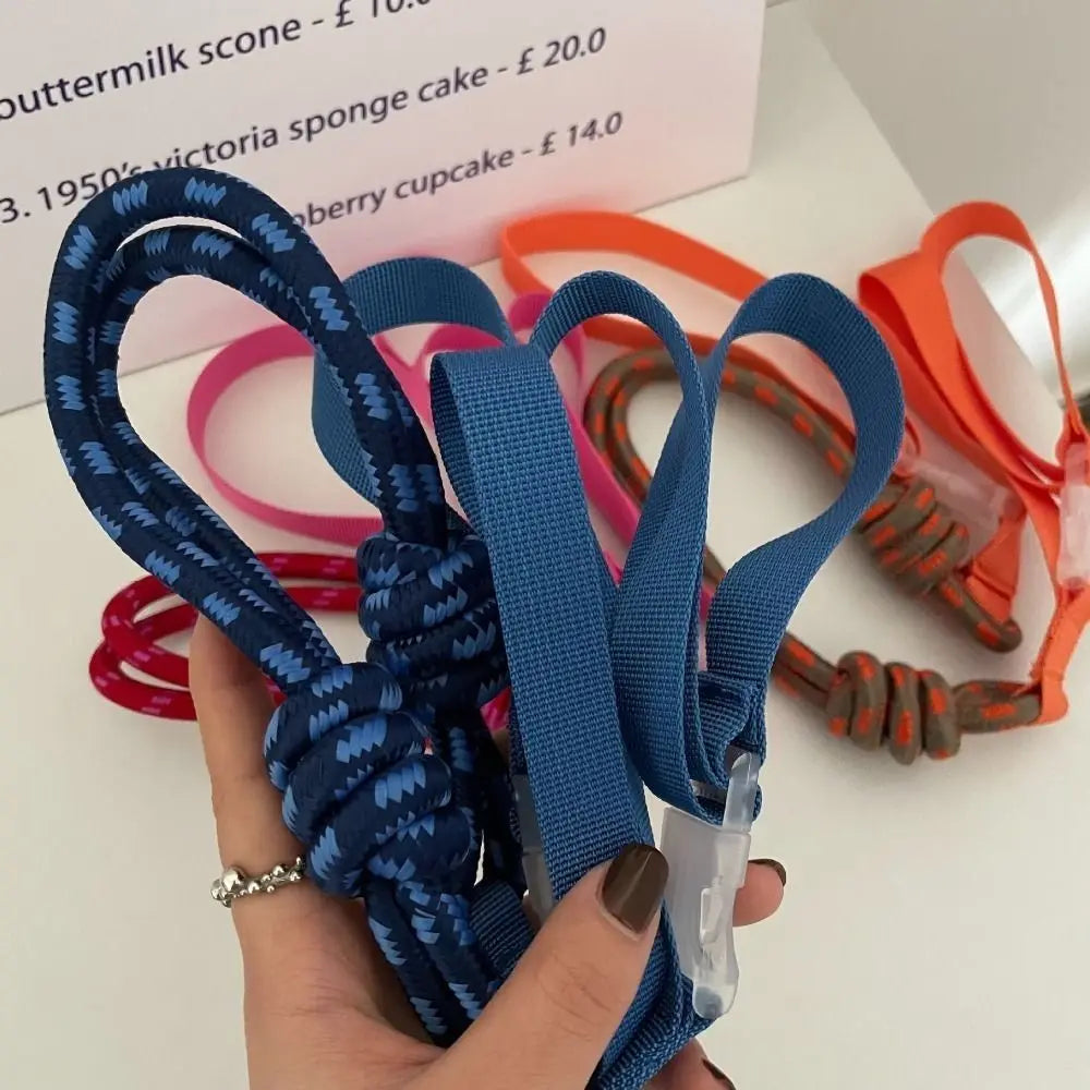 Accessories Adjustable Nylon Strap Detachable Round Rope Shoulder Bag Strap Replacement Purse Handle Women