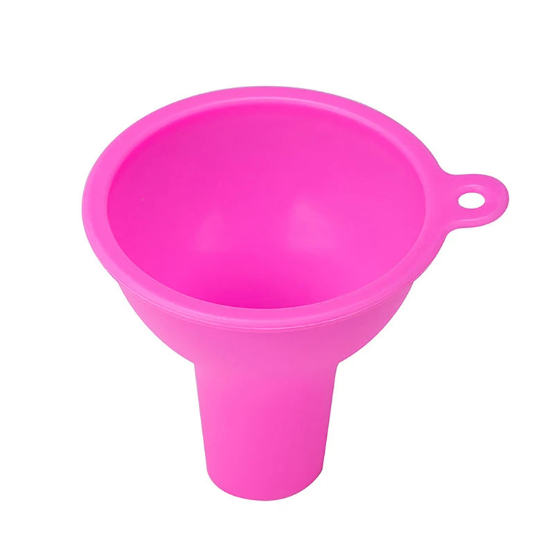 Silicone Wide-mouth Funnel Milk Powder Bean Funnel Large-caliber Multi-function Wine Leak Oil Leak Kitchen Gadgets Accessories
