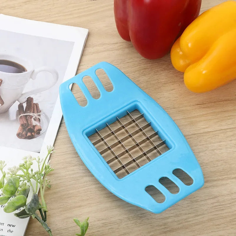 Multifunctional Potato Slicer Cutter Chopper, French Fries Maker Vegetable Fruit Cutting Tool Home Kitchen Gadgets Accessories