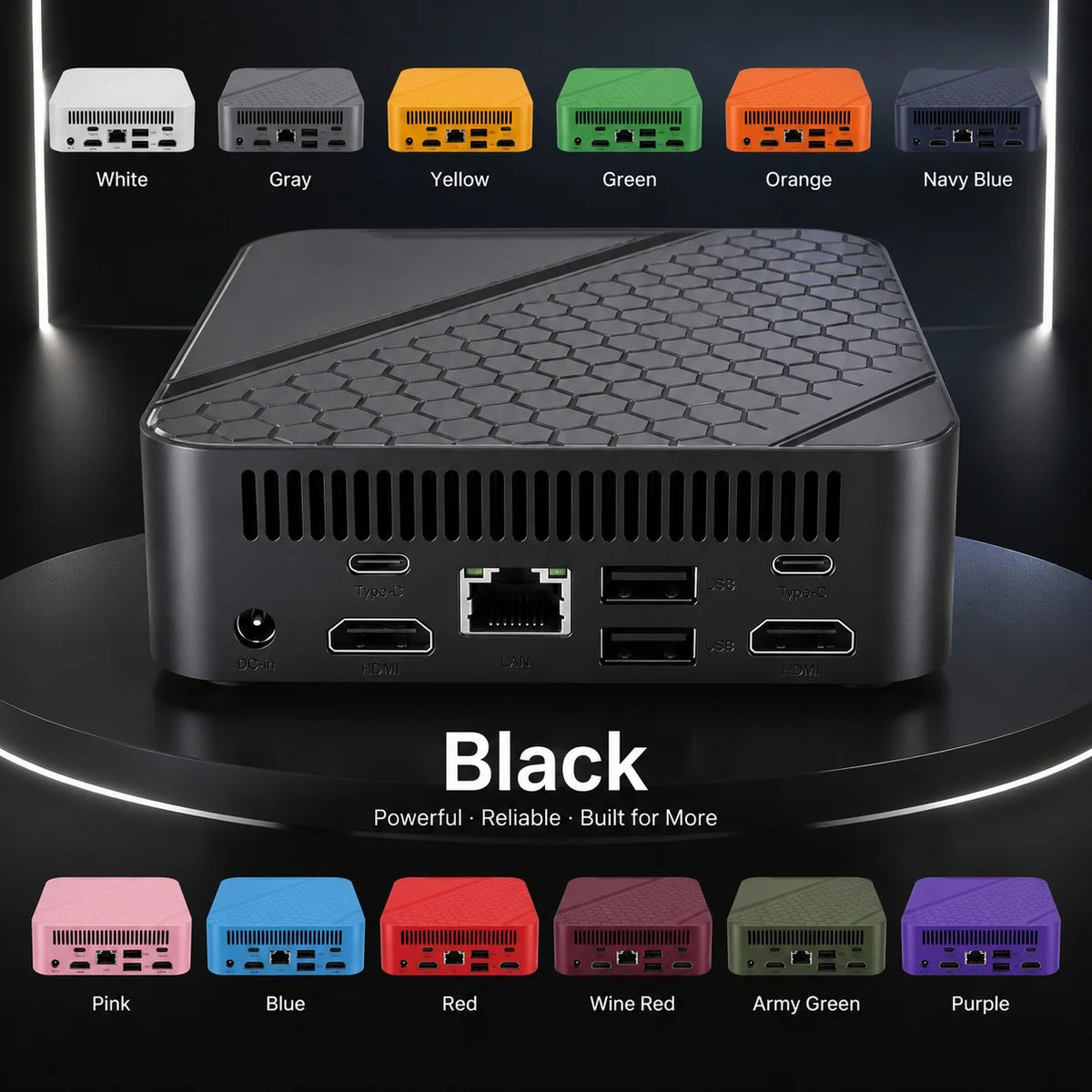 HOT Intel Core i9 10980HK Mini PC Windows 11 UHD Graphics Pocket Computer 16GB RAM minipc WiFi6 1TB 2TB SSD Desktop Gaming