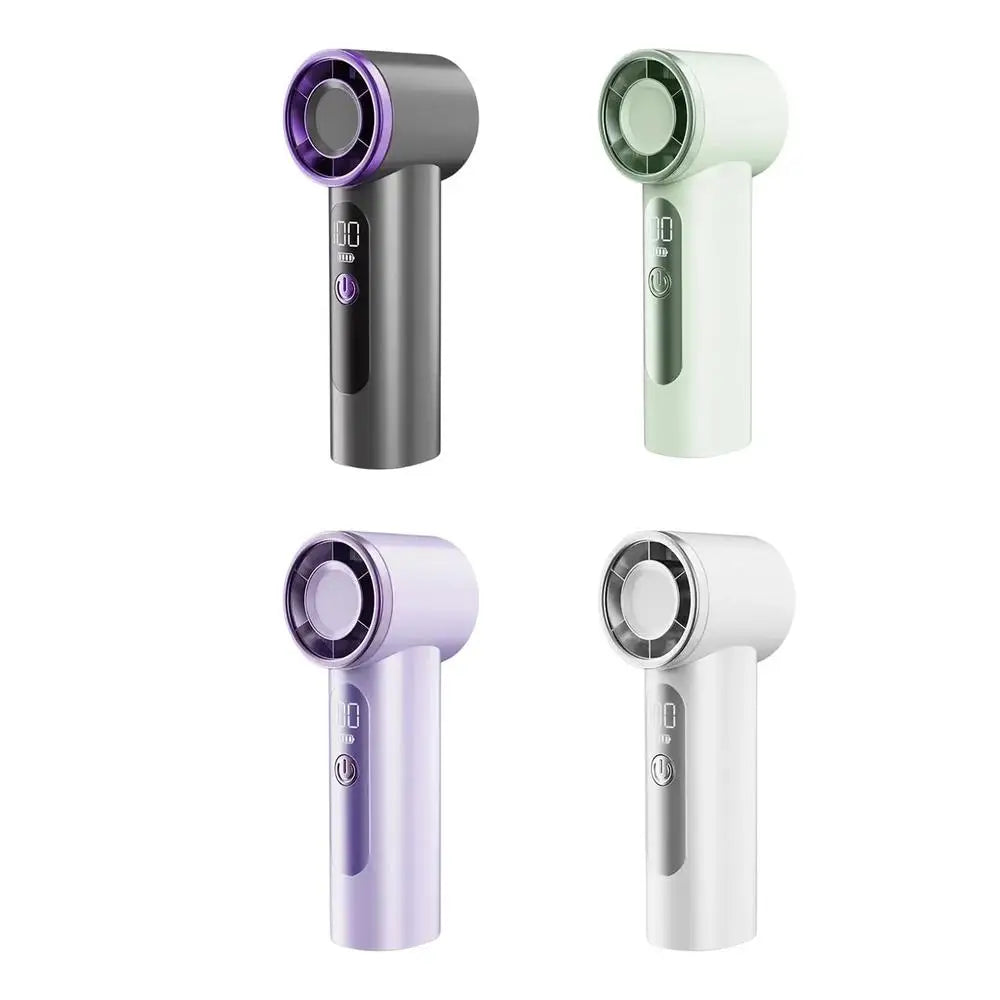 Air Cooler High-speed Handheld Fan Quiet Operation Waterproof USB Rechargeable Fan Long-lasting Strong Wind Fan Desktop