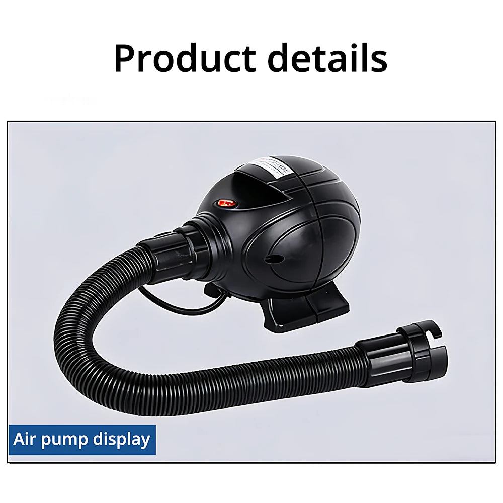 800W Electric Air Pump 2-in-1 Inflate Deflate Voltage：AC110/220V AU US EU UK Plug for Pool Boat Yoga Mat Vacuum Bag、air Bed