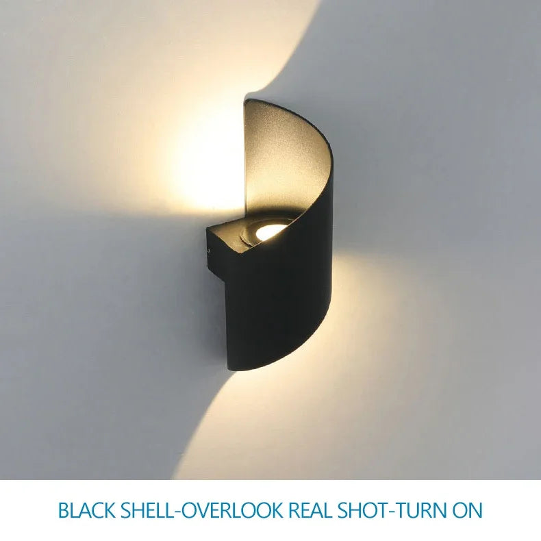 LED Wall Lamp 10W Indoor Wall Lights Waterproof Outdoor Modern Nordic Sconce Lamp Interior Wall Light Home Decor