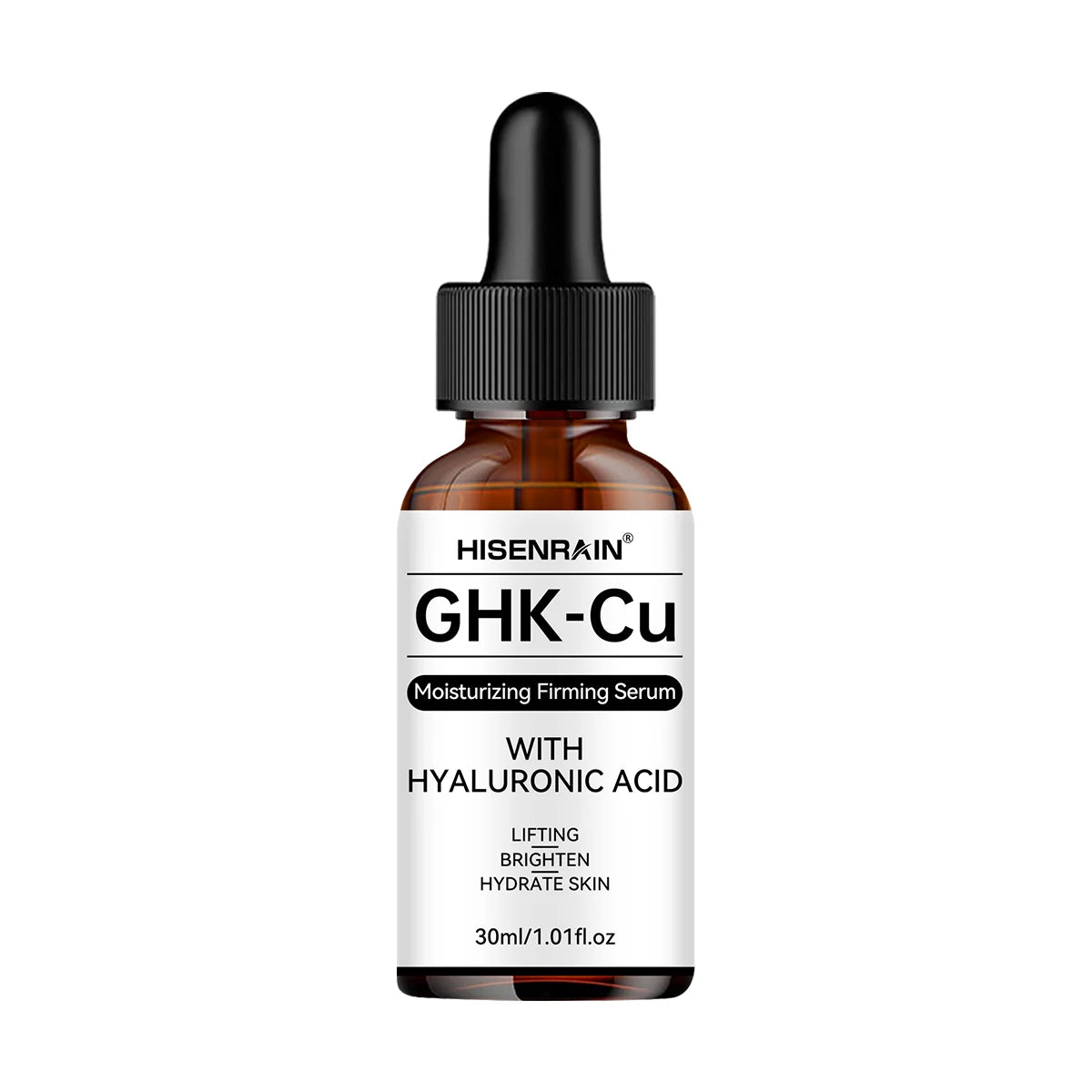 HISENRAIN GHK-CU Blue Copper Peptide Essence Liquid Lifting Tightening Facial Contour Deep Hydration Elastic Skin Absorption