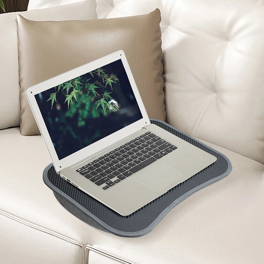 Laptop Lap Desk with Soft Pillow Cushion Portable Laptop Desk Multifunctional Laptop Desk for 13-15Inch Laptops