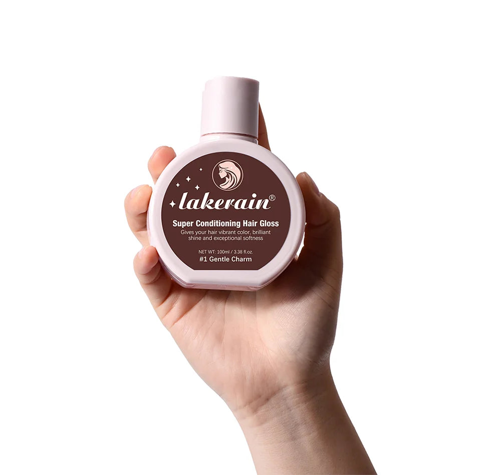 Hair Glaze Super Gloss Color Conditioning Gloss Rinse Out Semi-Permanent Hair Gloss that Enhances Color Nourish and repair Easy