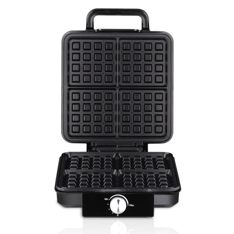 Mini Automatic 1200W 4-Slice Dual Zone Non-Stick Eco-Friendly Belgian Waffle  Machine for  Use W002