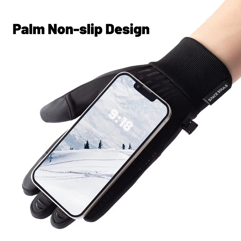 Winter Men's Women's Warm Gloves Windproof Touchscreen Gloves Outdoor Sports Cycling Fishing Skiing Running Gloves