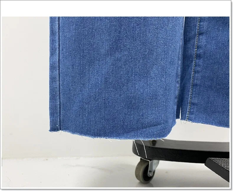 Baggy Jeans Women Flared Denim Pants High Waist Wide Leg Distressed Denim Jeans Light Wash Ripped Frayed Hem Jeans Pants