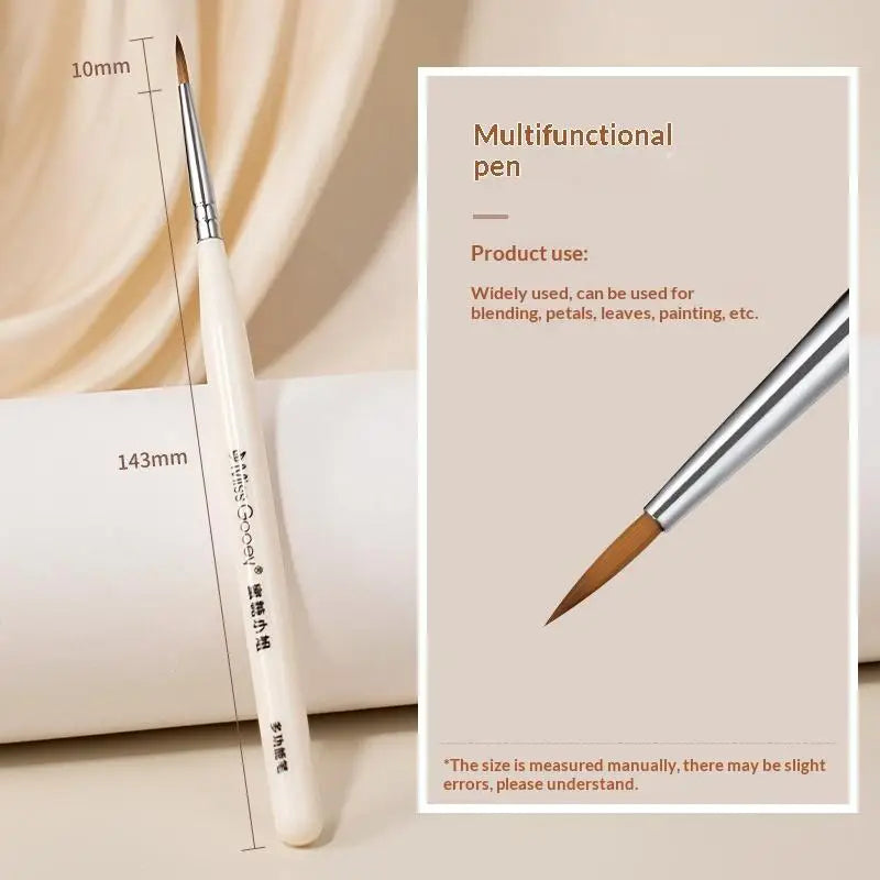 Nails Art Liner Brush Elongated Lines Drawing Painting Nail Design Pen UV Gel 3D Carving Brush Professional Manicure Salon Tool